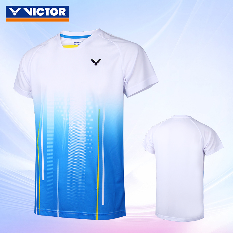 威克多VICTOR短袖T-00008 T-01008羽毛球服男女款短袖T恤[特惠清仓]