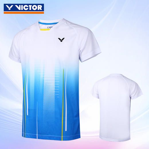 威克多VICTOR短袖T-00008 T-01008羽毛球服男女款短袖T恤[特惠清仓] 商品图0