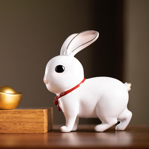 朱炳仁·铜 生肖摆件 兔年摆件 铜艺术品 商品图5