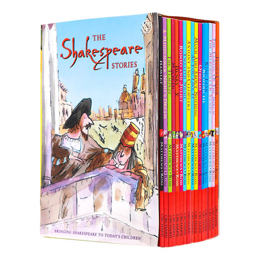 莎士比亚全集16册套装 青少版 英文原版 The Shakespeare Stories 儿童经典阅读文学小说 中小学生英语课外故事读物 英文版 商品图0