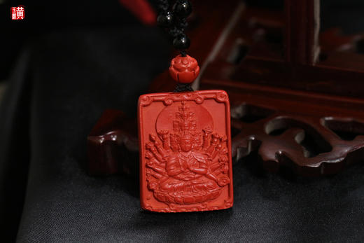 朱砂【千手观音】吊坠，生肖鼠的守护神 商品图2