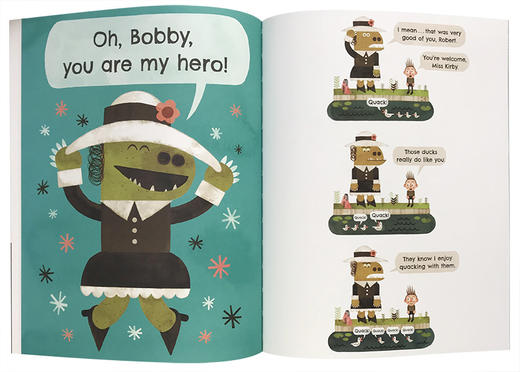 我的老师是怪兽 英文原版绘本 My Teacher is a Monster 我的老师是个怪物 儿童英语启蒙阅读故事书 亲子教育 英文版进口原版书籍 商品图3