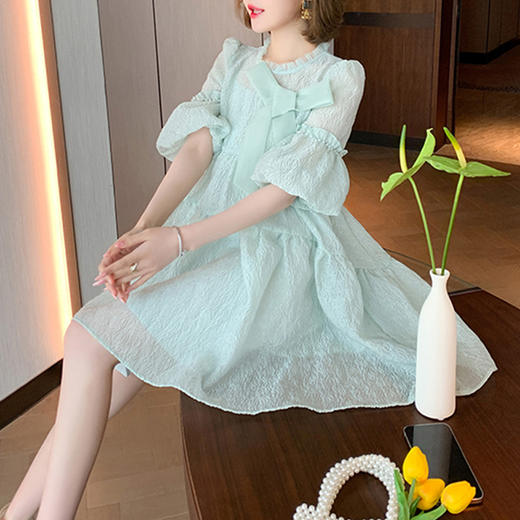 裁缝学苑AG180 灯笼袖连衣裙纸样夏季服装裙子样板女装打版裁剪图 商品图4