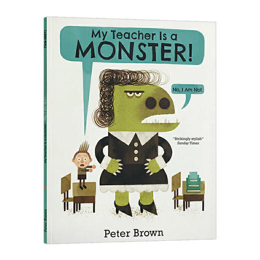 我的老师是怪兽 英文原版绘本 My Teacher is a Monster 我的老师是个怪物 儿童英语启蒙阅读故事书 亲子教育 英文版进口原版书籍 商品图1