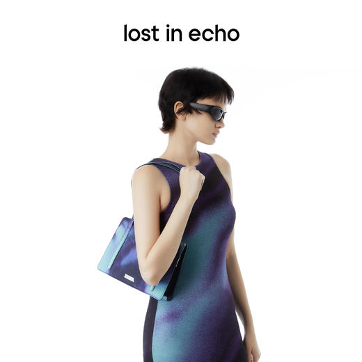 lost in echo 设计师品牌Ann系列方形扎染印花复古口金腋下包 商品图2