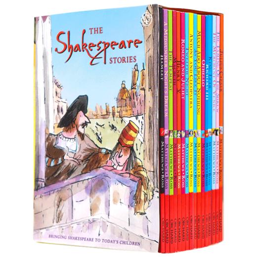 莎士比亚全集16册套装 青少版 英文原版 The Shakespeare Stories 儿童经典阅读文学小说 中小学生英语课外故事读物 英文版 商品图4
