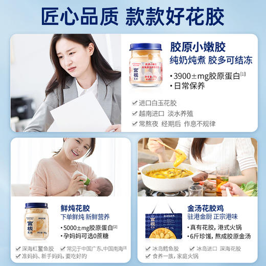 【限时特惠】年套餐-官栈纯奶即食花胶-小嫩胶 口味任选（96盒，共288瓶） 商品图5