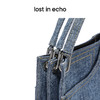 [断码]lost in echo设计师品牌Ann系列印花色方形三肩带风琴牛仔tote包 商品缩略图4