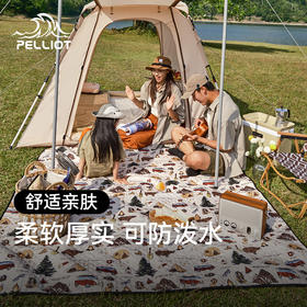 伯希和野餐垫便携户外露营春游垫子加厚防水防潮垫卡通地垫野餐布116202823