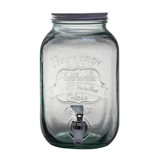 【西班牙原装进口  手工制作】感受手工制作的异域风情利快西班牙原产进口带水龙头玻璃水罐 商品图5