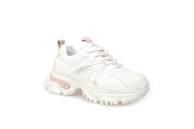 豪麟名鞋奥莱迪嘉女装牛皮革/织物时尚休闲鞋DJYSO31WX206杏色 原价1660元