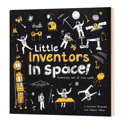 Collins 太空中的小发明家 发明出这个世界 英文原版 Little Inventors In Space Inventing out of this world 进口英语书籍 商品图1
