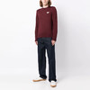 EMPORIO ARMANI 阿玛尼 男士徽标印花羊毛圆领长袖针织衫 紫红色 6L1MXG 1MJVZ 0397 商品缩略图3