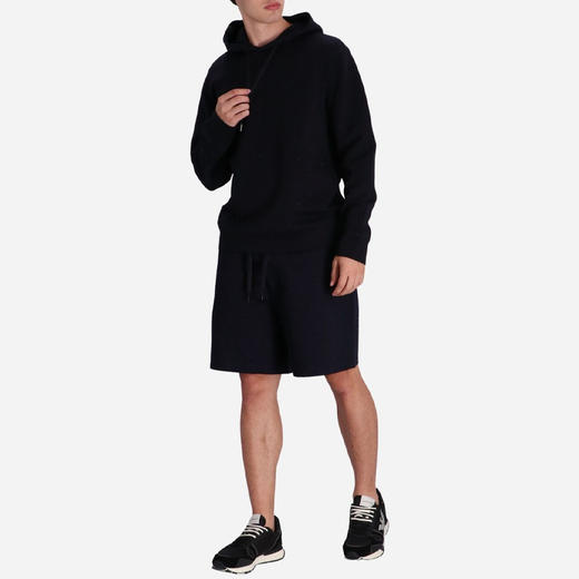 EMPORIO ARMANI 阿玛尼 男士徽标印花连帽长袖卫衣 深蓝色 6L1MQ2 1JHSZ 0988 商品图3