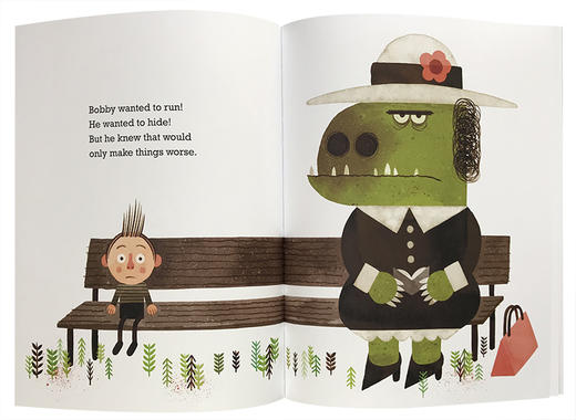 我的老师是怪兽 英文原版绘本 My Teacher is a Monster 我的老师是个怪物 儿童英语启蒙阅读故事书 亲子教育 英文版进口原版书籍 商品图2