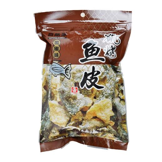 自然派矶烧黑椒味鱼皮60g/袋 商品图0