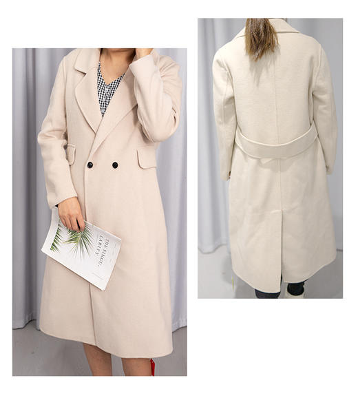 裁缝学苑AG205 双面羊绒大衣纸样2021新款女装双面呢外套打版图 商品图1