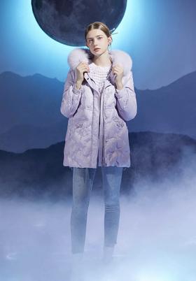 3F 【Houri】中长款羽绒服