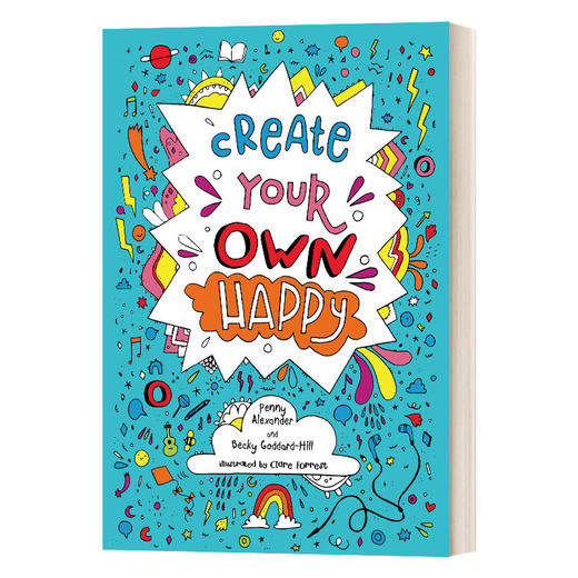 Collins 英文原版 Create Your Own Happy 创造快乐人生 儿童幸福感和情绪修复力培养活动书 英文版 进口英语原版书籍 商品图0