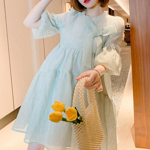 裁缝学苑AG180 灯笼袖连衣裙纸样夏季服装裙子样板女装打版裁剪图 商品图2