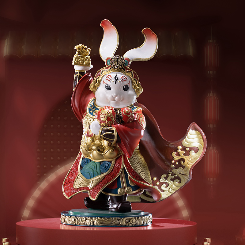 朱炳仁·铜 生肖摆件 兔年摆件 铜艺术品