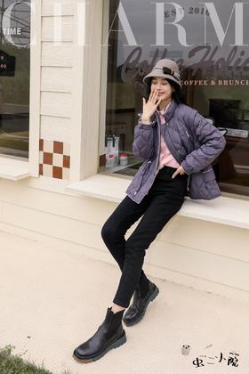 3F【CH/2虫二】22冬款 中长款羽绒服
