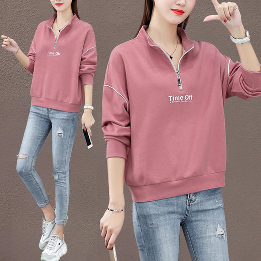 裁缝学苑AG143 半拉链卫衣纸样女服装休闲女装衣服打板制版样图 商品图0