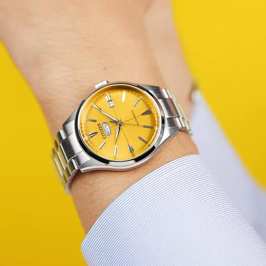 西铁城商务休闲钢带男士机械手表NH8391-51Z 商品图5