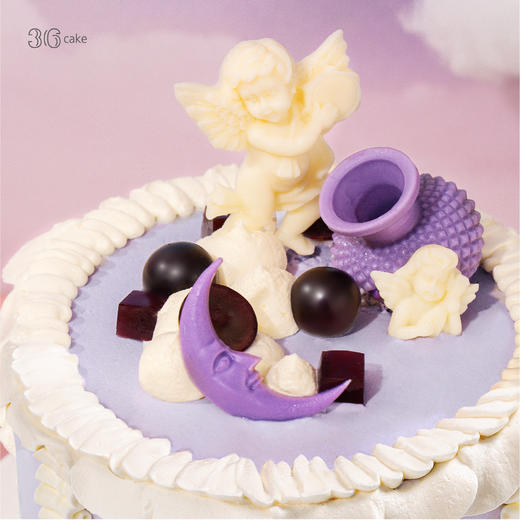 水瓶座.奶油蛋糕，可选2磅（fwh） 商品图2