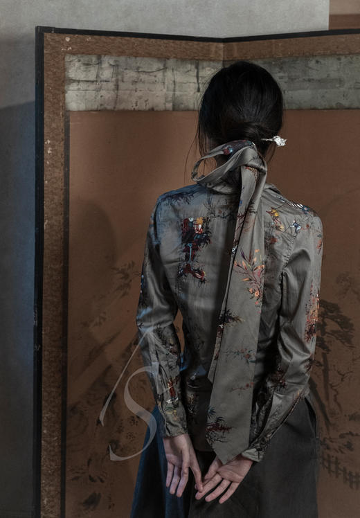 Paul Harnden SADKO/飞鸟/蘑菇/植物昆虫/CHINOISERIE/FACES印花领带 商品图9