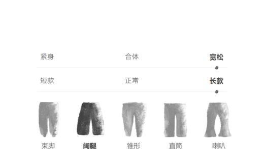 JNBY   23年春款  牛仔九分裤  1N2E13340 商品图3