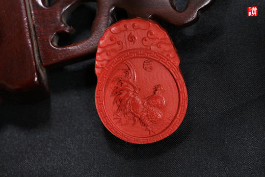 朱砂【不动尊菩萨】吊坠   ，生肖鸡的守护神 商品图3