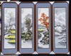 春夏秋冬四条屏 商品缩略图0