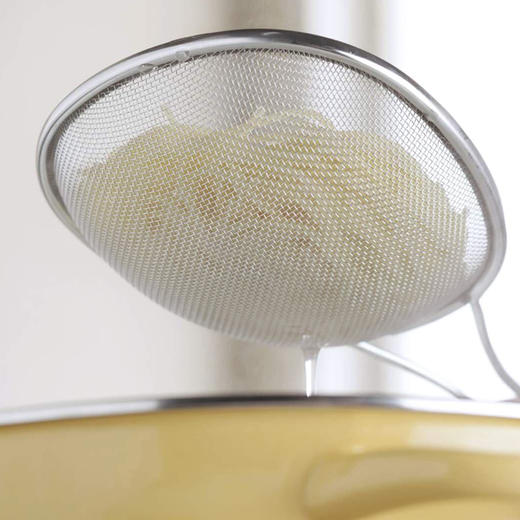 日本进口下村不锈钢超细过滤网沥水捞面饺子网筛 商品图5