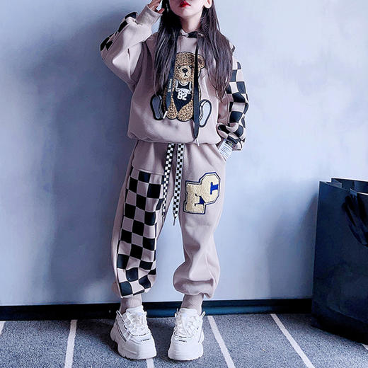 裁缝学苑TQ81 加绒卫衣纸样卫裤儿童套装裤子童装运动两件套打板 商品图3