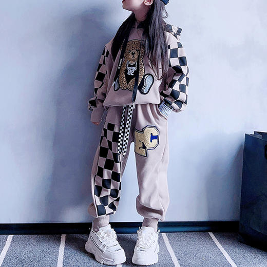 裁缝学苑TQ81 加绒卫衣纸样卫裤儿童套装裤子童装运动两件套打板 商品图1