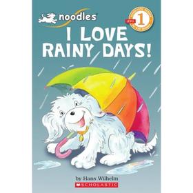 英文原版 Noodles: I Love Rainy Days! (Level 1) 学乐分级小读本1级：我爱下雨天 英文原版 进图书 儿童分阶读物 4-6岁