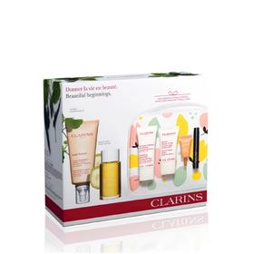 【品牌热卖】Clarins娇韵诗孕妇护理六件套带手提袋（妊娠霜175ml+妊娠油100ml+磨砂膏30ml+全明星眼霜3ml+晶莹美颜霜15ml+睫毛膏3.5ml）