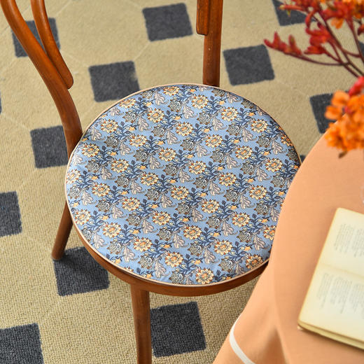 莫里斯系列椅垫红木中式四季通用冬季加厚方形椅垫 商品图1