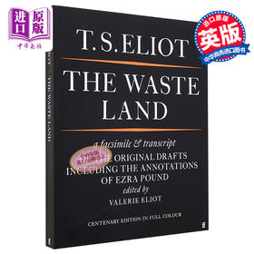 【中商原版】艾略特原稿复刻版 The Waste Land Facsimile 英文原版 T S Eliot 文学 经典 大师 戏剧 诗歌