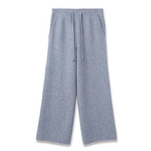 东黎 • 山羊绒女士秋冬米兰诺加厚宽松时尚休闲直筒裤 21T141 商品图5