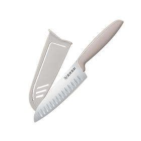 美珑美利kitchenlite 大厨刀带抗菌刀鞘家用厨房宝宝辅食锋利切菜刀