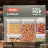 直邮！OXO SoftWorks 保鲜密封盒 9个装，模块化堆垛设计，方便收纳， 按压式密封盖   美国代购，无中文标签，介意慎拍 CO 商品缩略图1