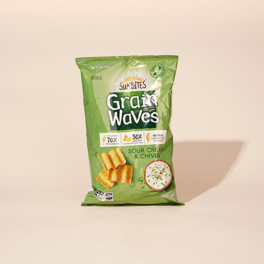 Sunbites酸奶油葱香油味谷物片 140g 商品图0