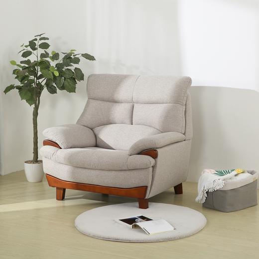 【家具】布沙发 波比 QH-31 米色（1491元以下需自行安装）1人/3人/3.5人位 商品图3