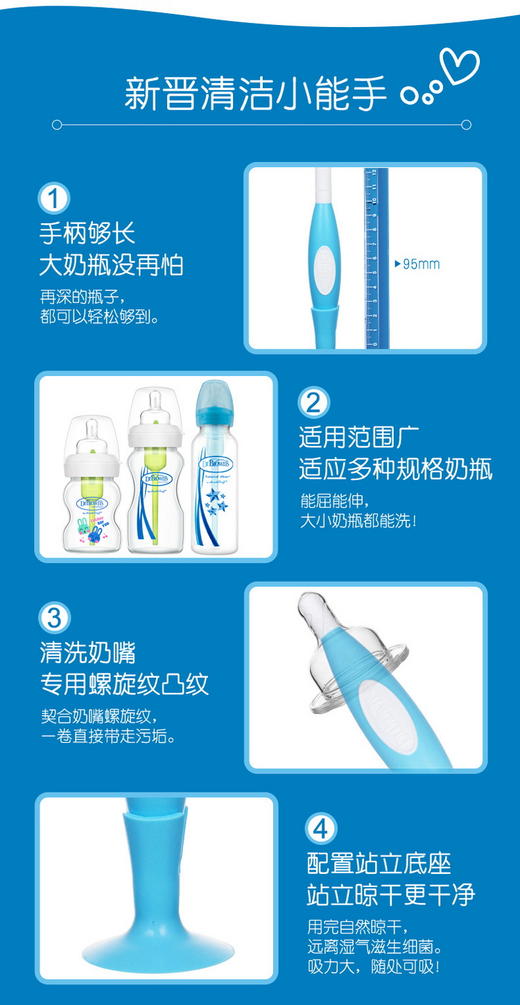 布朗博士软触感奶瓶刷 商品图5
