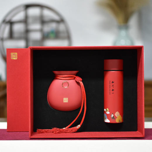 羽诗制造出品 袋袋有福套装福袋暖手充电宝口袋杯文创礼盒 商品图4