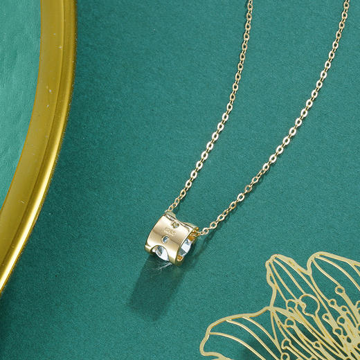 子佩集S925银【恒心】套链项链【YL-3866201】镀金2301 商品图5