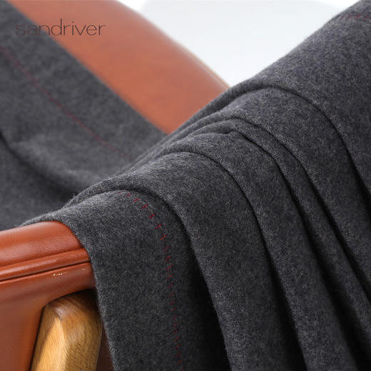 双面水波纹羊绒披毯 SJF95P719W 商品图3