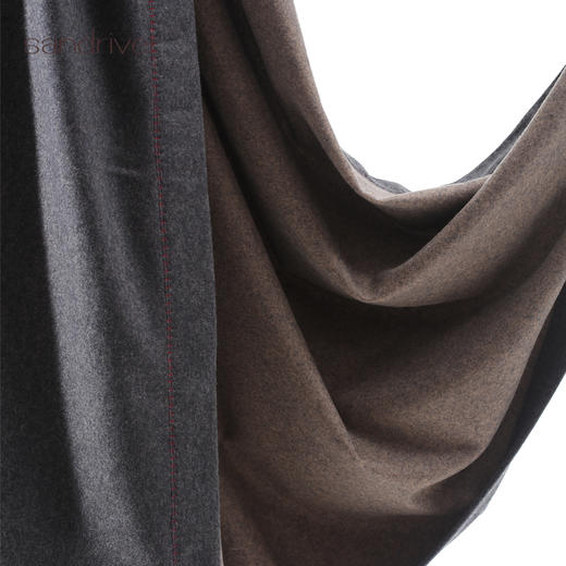 双面水波纹羊绒披毯 SJF95P719W 商品图4